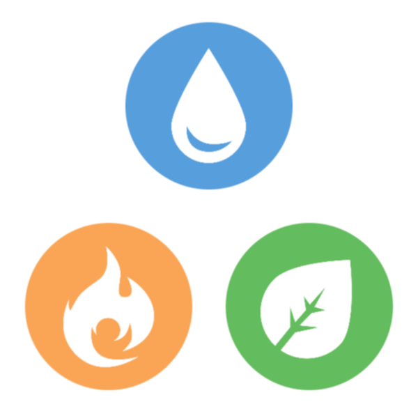 Water/Fire/Grass